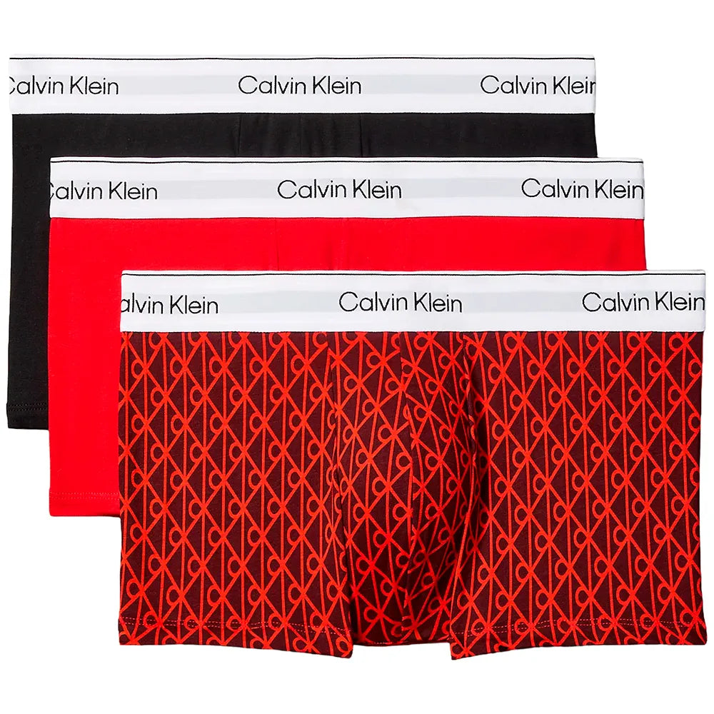 Calvin klein LV00NB4564 Trunk Low Rise boxers 3 units