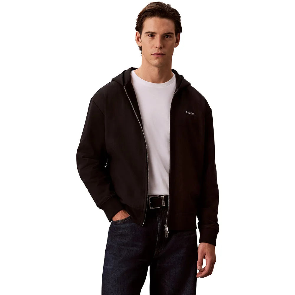 Calvin klein Micro Logo full zip sweatshirt