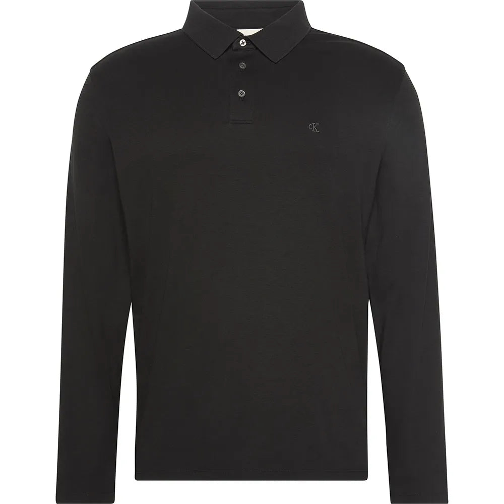 Calvin klein Supima long sleeve polo
