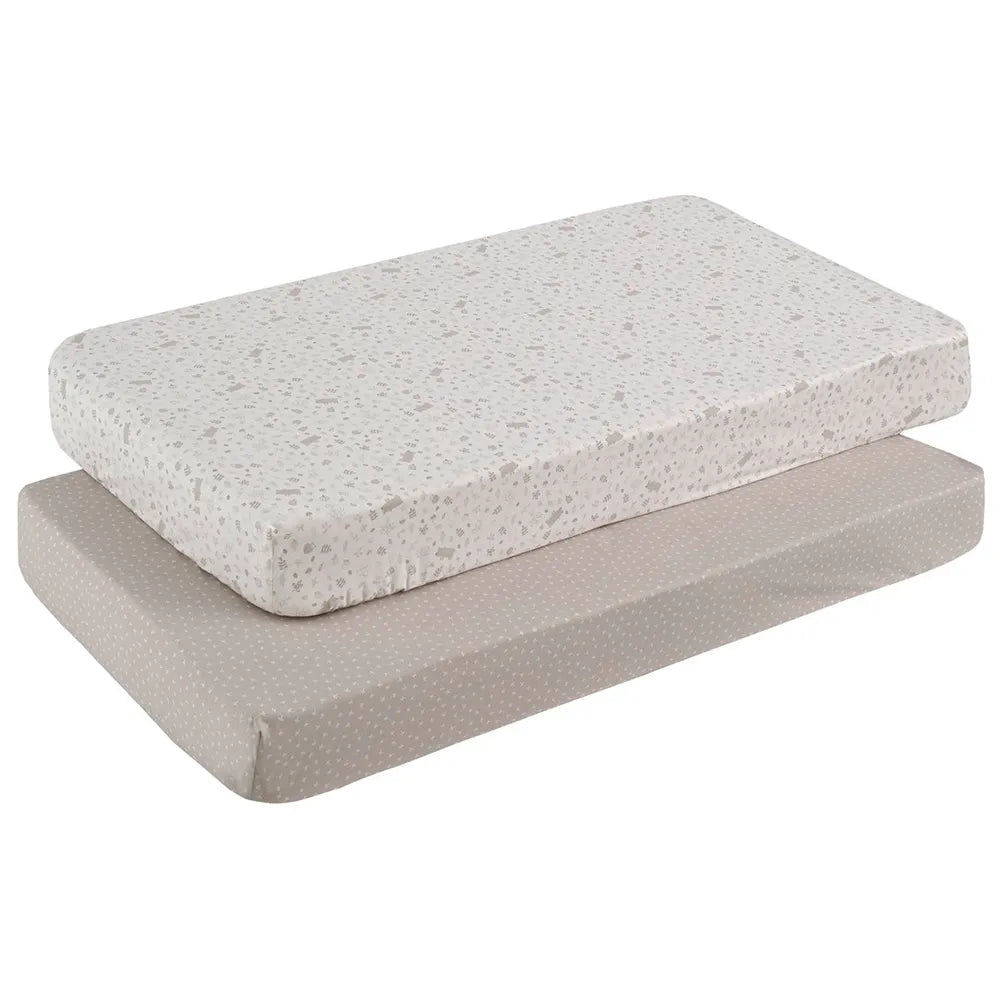 Cambrass Abete 60x120x17 cm Crib Fitted Sheet 2 units