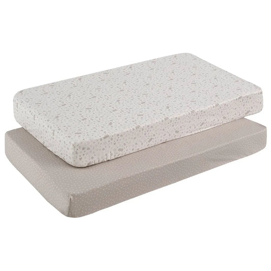Cambrass Abete 60x120x17 cm Crib Fitted Sheet 2 units
