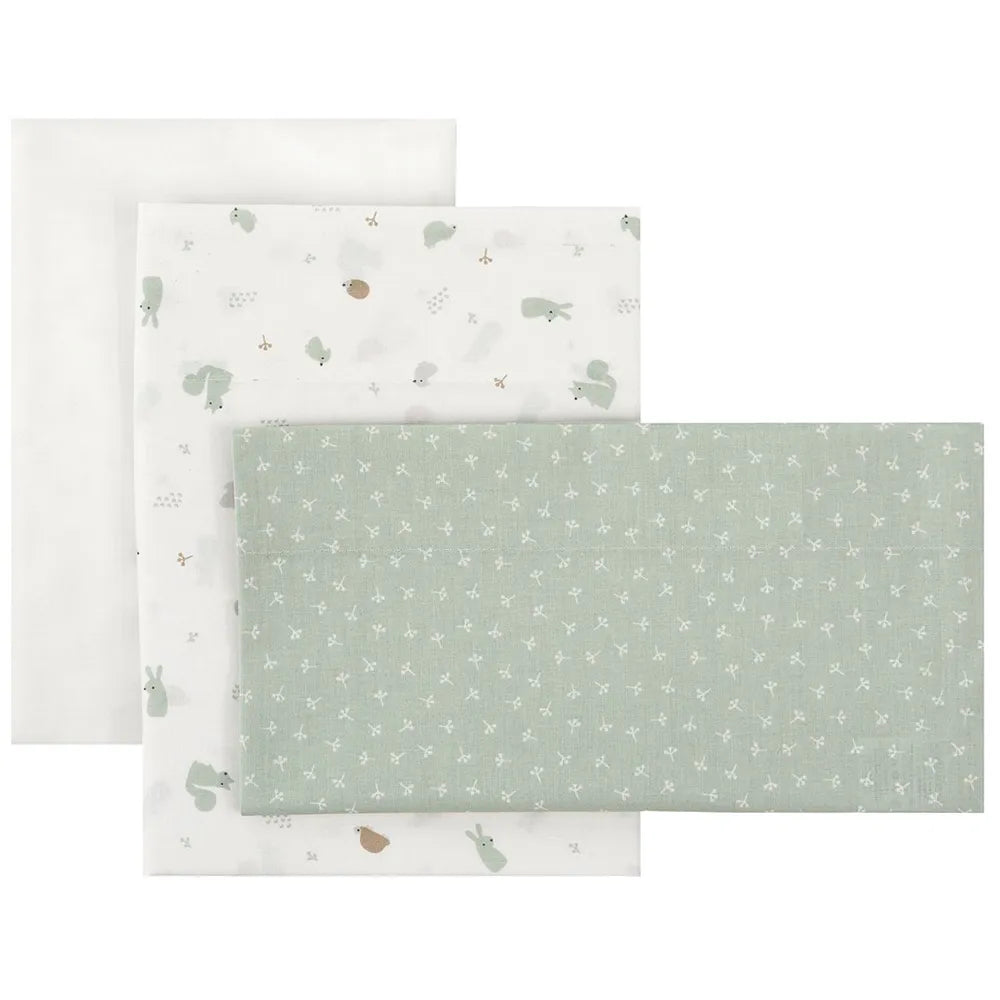 Cambrass Ardi 60x120x1 cm Crib Fitted Sheet 3 units