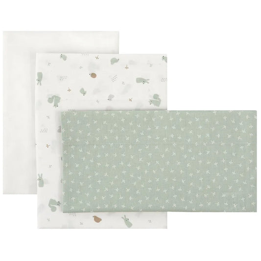 Cambrass Ardi 60x120x1 cm Crib Fitted Sheet 3 units