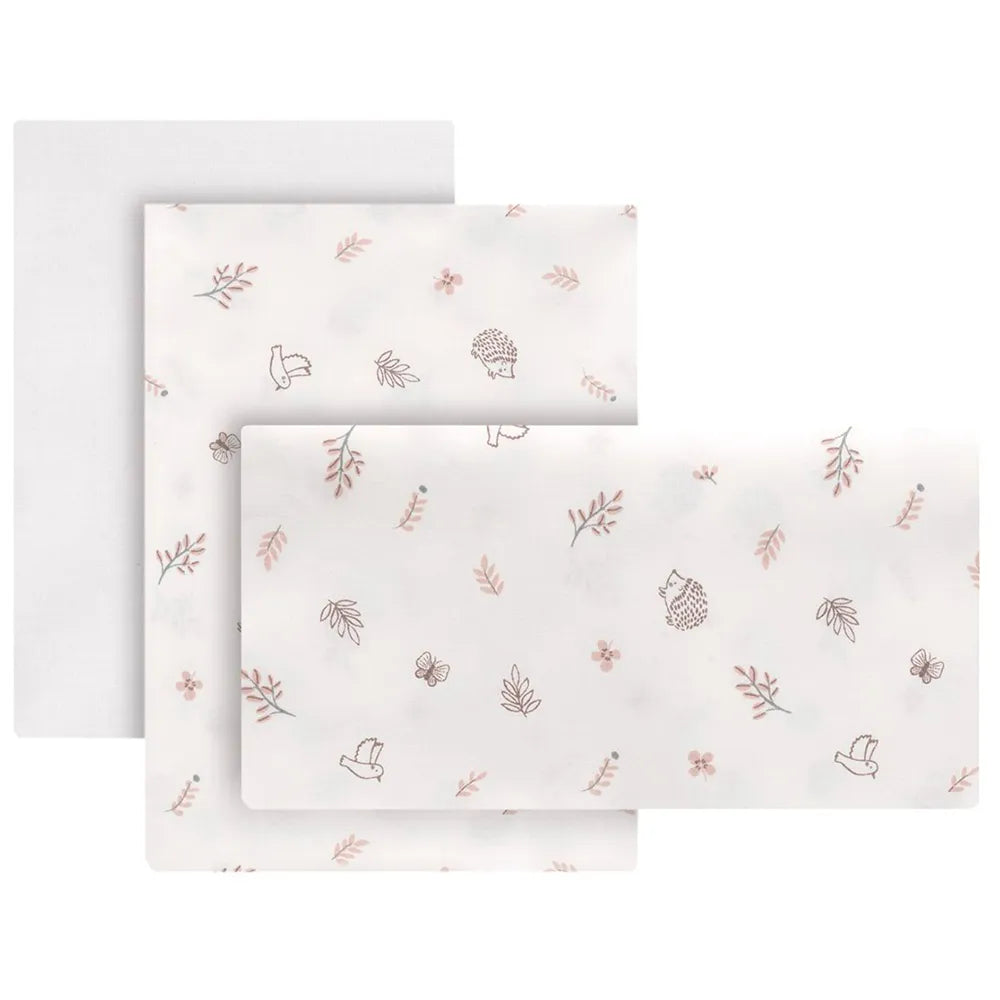 Cambrass Calma 60x120x1 cm Crib Fitted Sheet 3 units