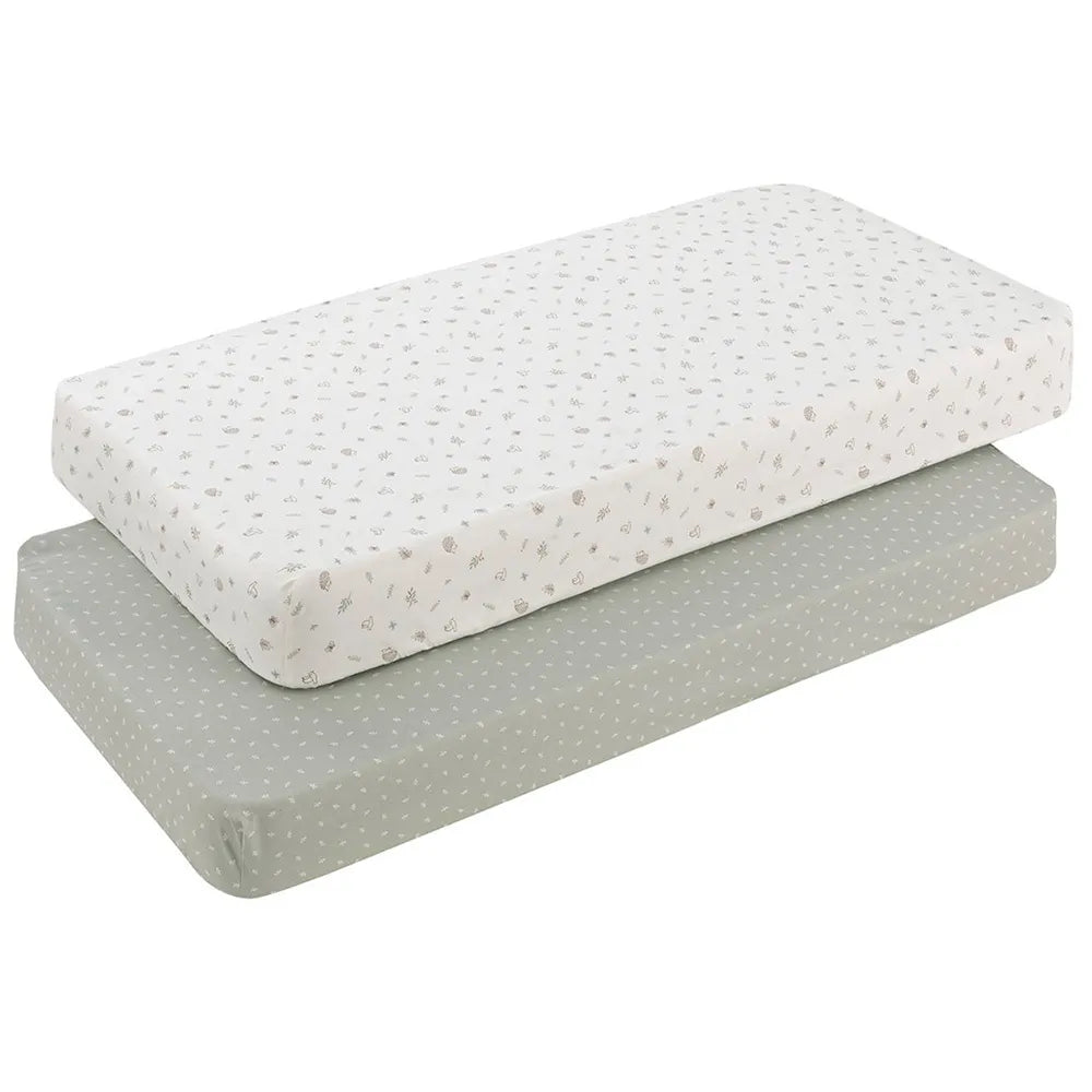 Cambrass Calma 60x120x17 cm Crib Fitted Sheet 2 units