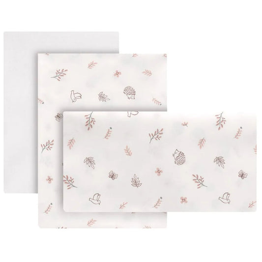 Cambrass Calma 70x140x1 cm Crib Fitted Sheet 3 units
