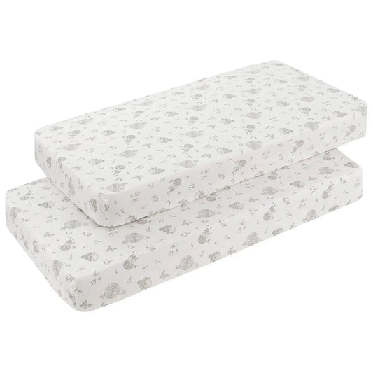 Cambrass Globe 60x120x17 cm Crib Fitted Sheet 2 units