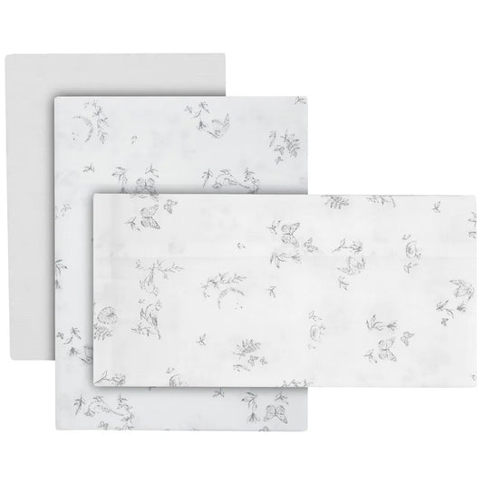 Cambrass Merlo 60x120x1 cm Crib Fitted Sheet 3 units