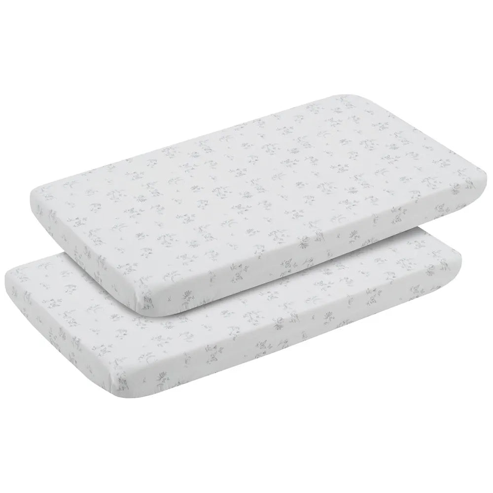 Cambrass Merlo 60x120x17 cm Crib Fitted Sheet 2 units