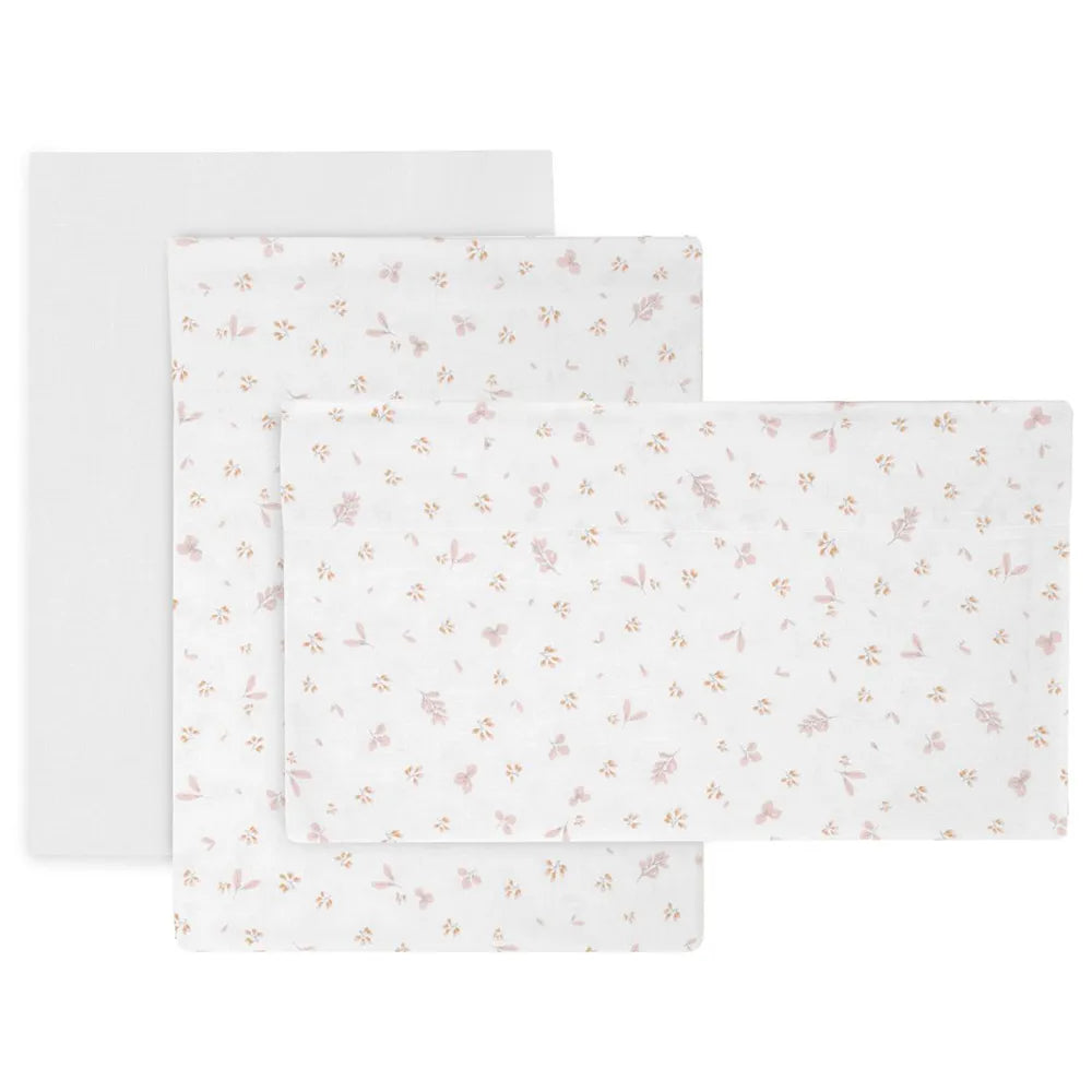 Cambrass Plumeti 100x165x1 cm Crib Fitted Sheet 3 units