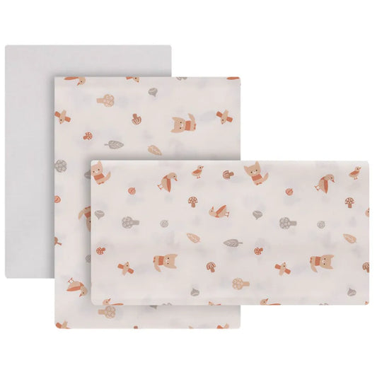 Cambrass Senda 60x120x1 cm Crib Fitted Sheet 3 units