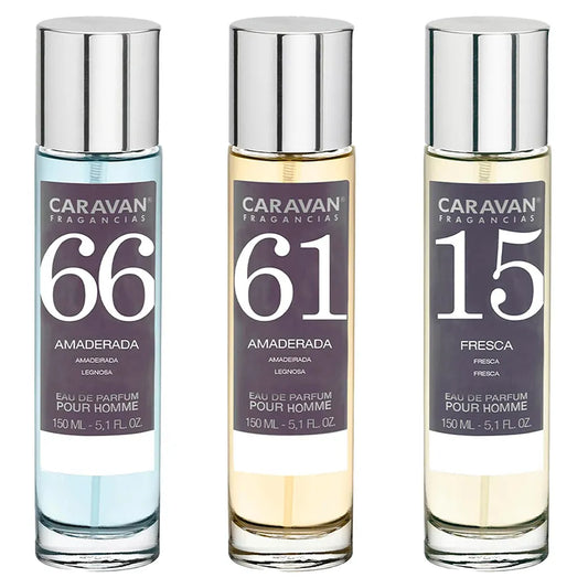 Caravan Nº66/Nº61/Nº15 150ml parfum 3 units