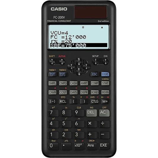 Casio FC-200V-S-EH calculator