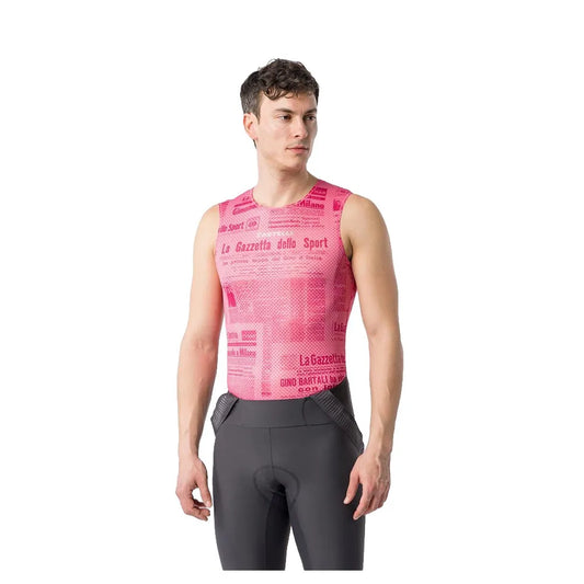 Castelli Gazzetta Dello Sport sleeveless base layer