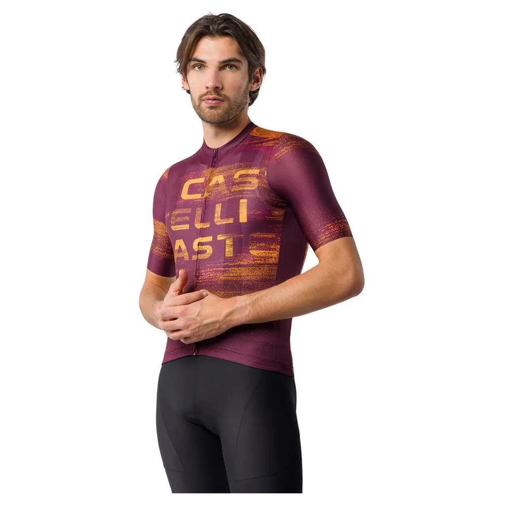 Castelli Stratus Logo short sleeve jersey