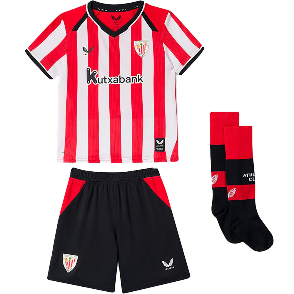 Castore Athletic Club Bilbao 26/27 home short sleeve Junior Set