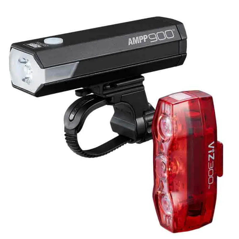 Cateye AMPP900 + VIZ300 light set