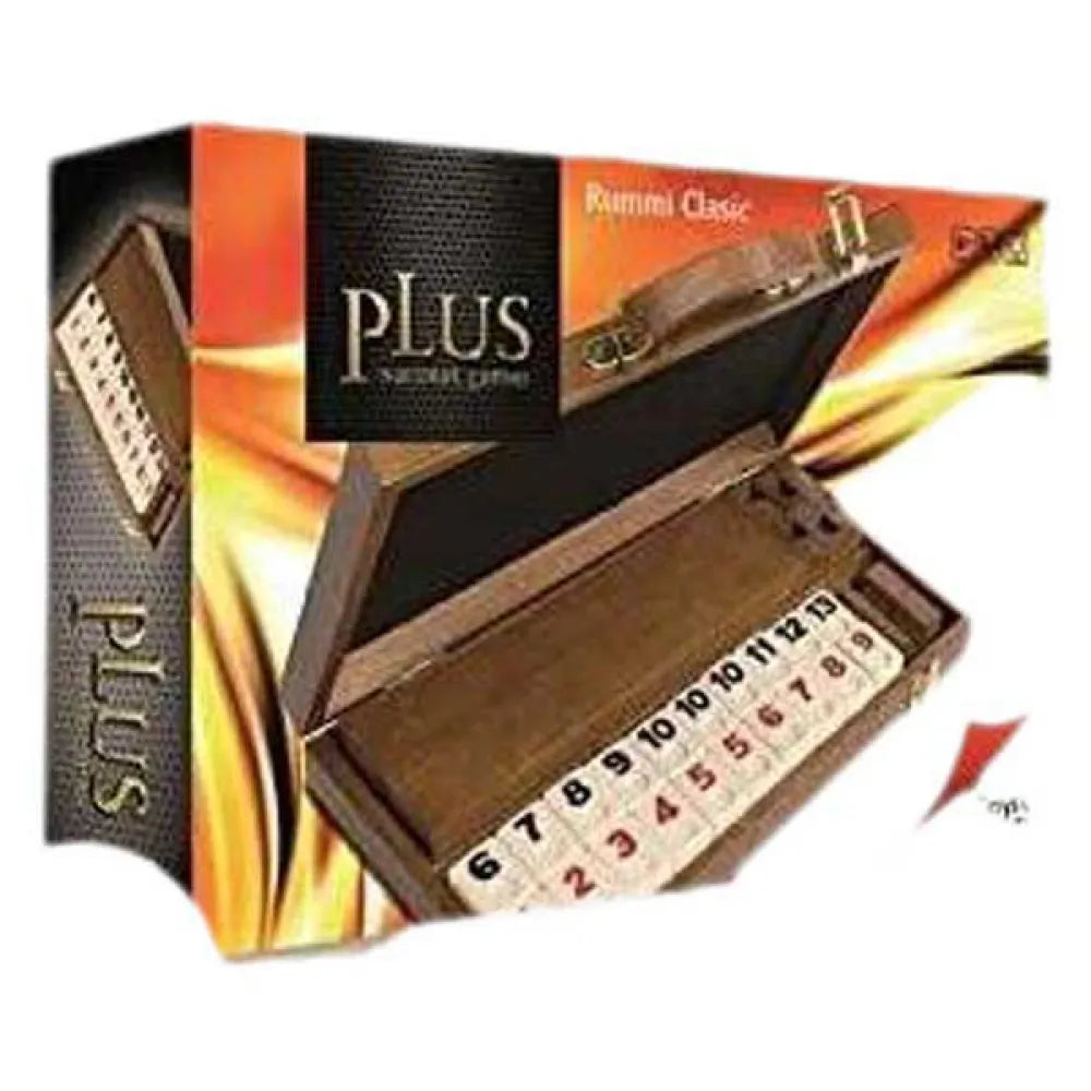 Cayro Rummi Classic Plus Wood Briefcase Board Game