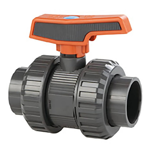 Cepex 36507 PVC-U Ø75 ball valves standard series PE EPDM solvent socket blue dot