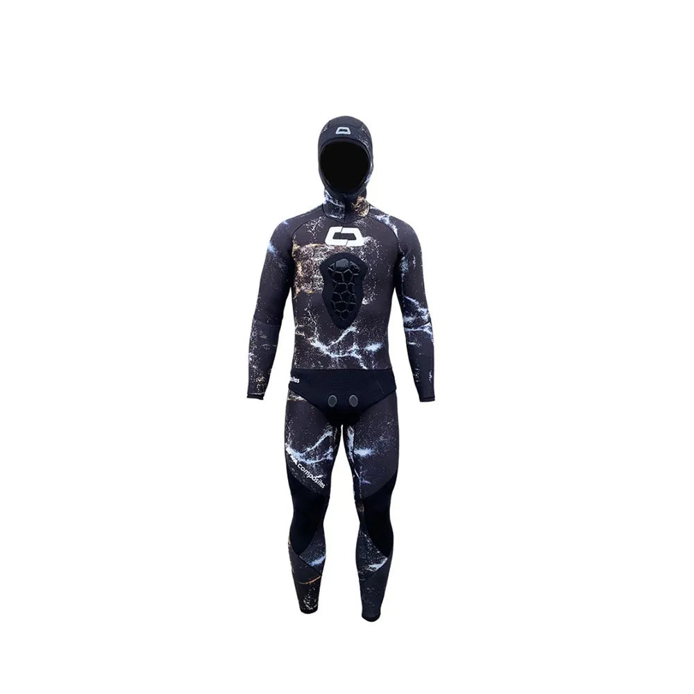 Cetma Black Camu 5 mm spearfishing wetsuit