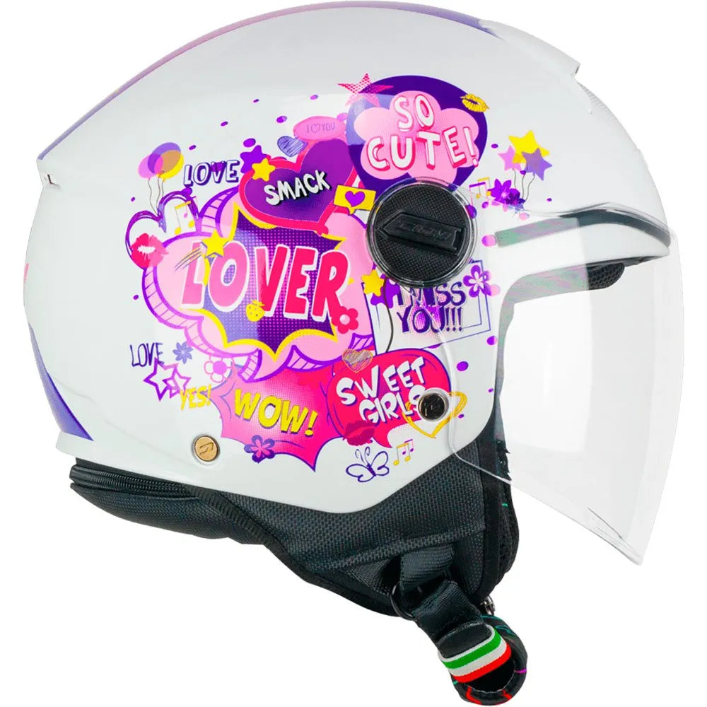 Cgm 261G Mini Comics Junior Open Face Helmet