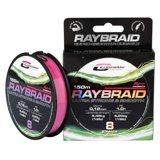 Cinnetic Raybraid Hi Vis Magnet braided line 150 m