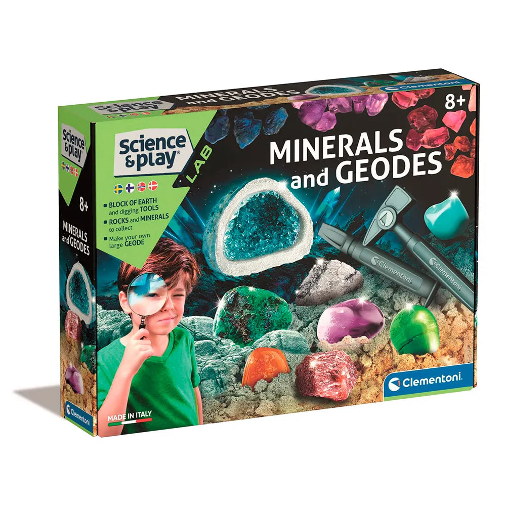 Clementoni Minerals and Geodes I-78828 Educational Toy
