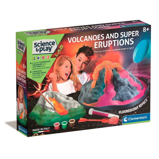 Clementoni Science & Play Volcano Glow in the Dark 78803 Educational Toy