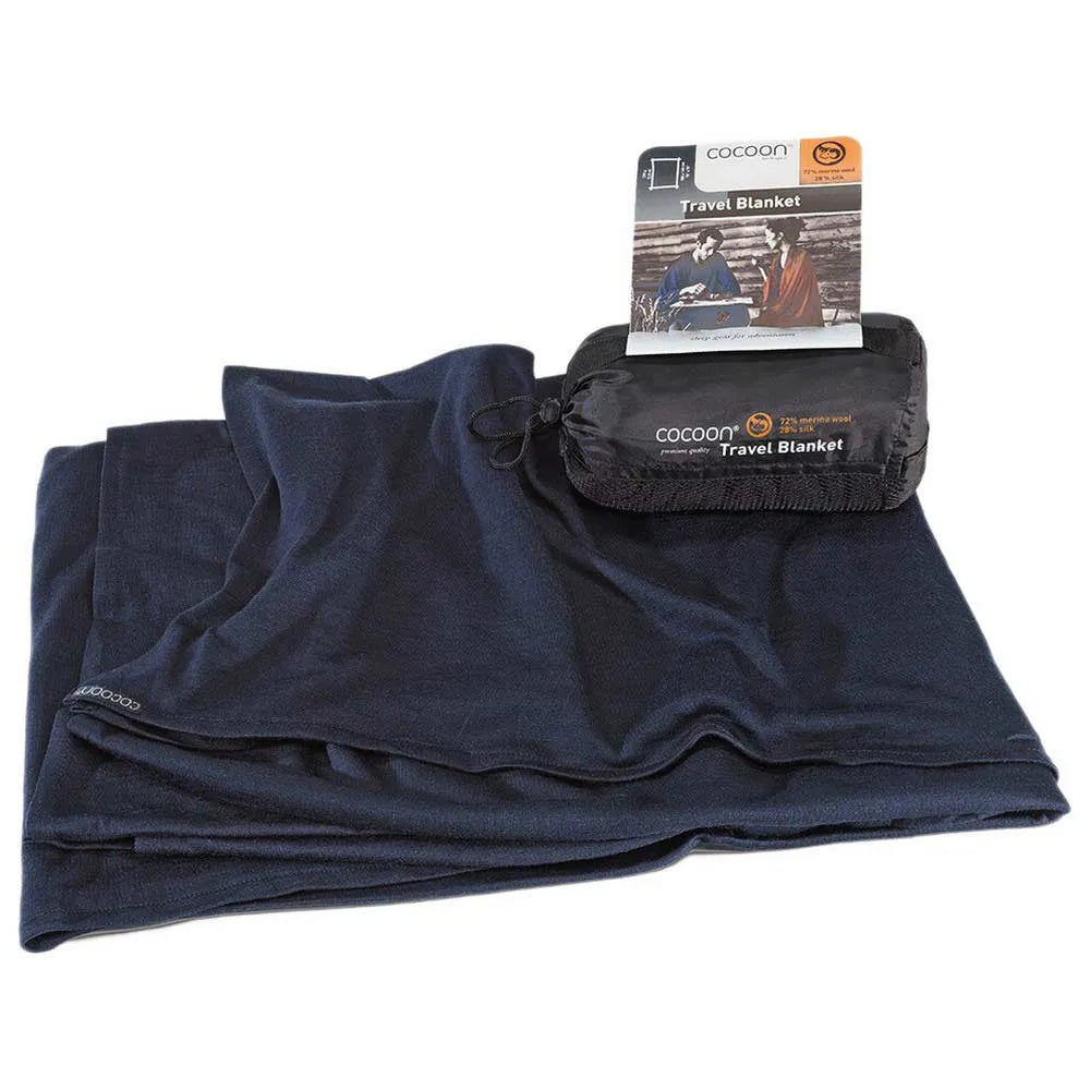 Cocoon Merino Wool-Silk Travel blanket