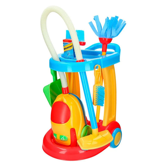 Colorbaby My Cleaning Trolley With Vacuum Cleaner Simulation Game