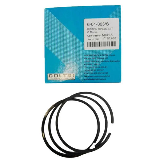 Coltri First Stage Diam 78 MCH6 piston rings