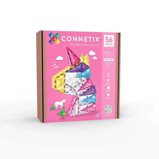 Connetix Glitter Unicorn Pack Construction Game
