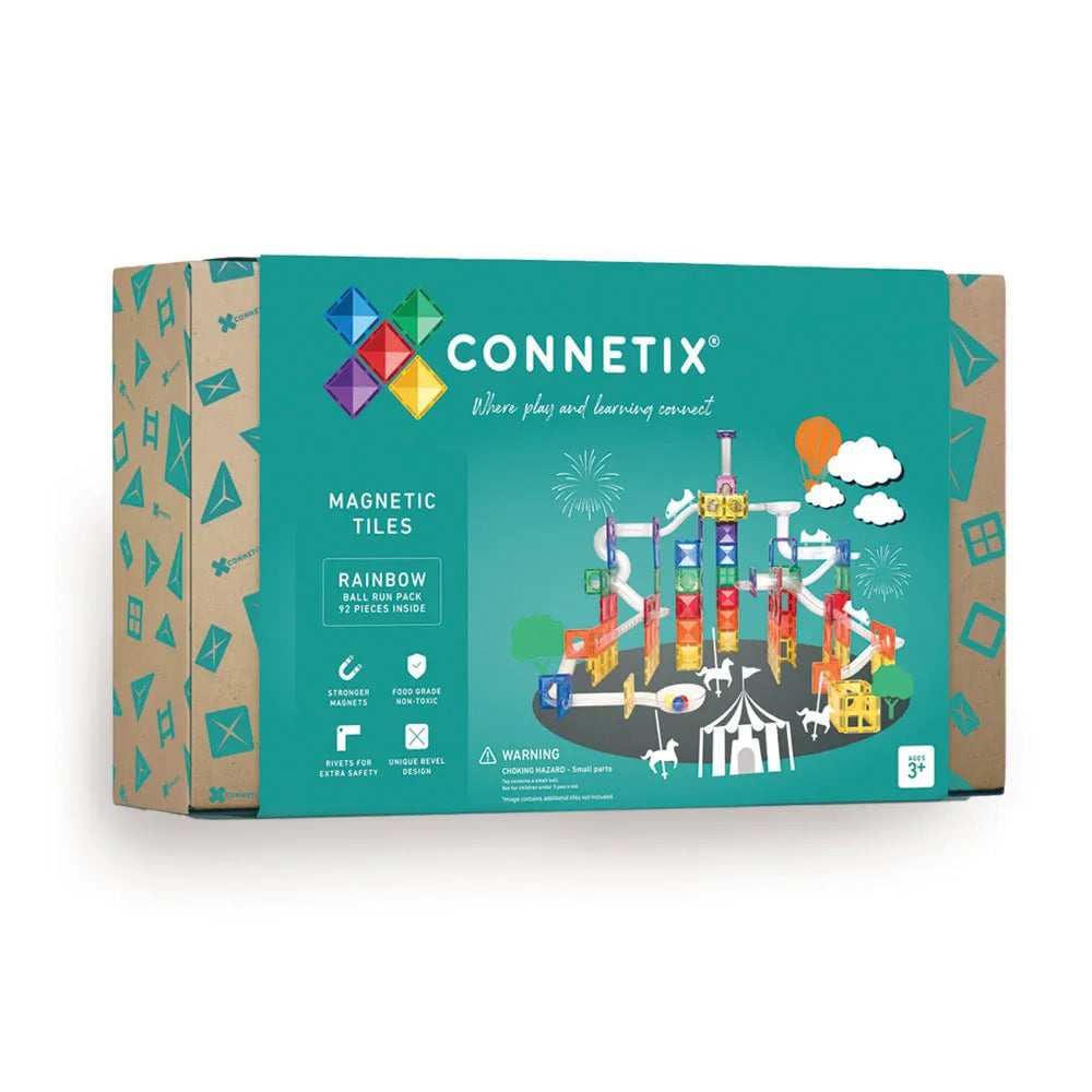 Connetix Rainbow Ball Run Pack Construction Game