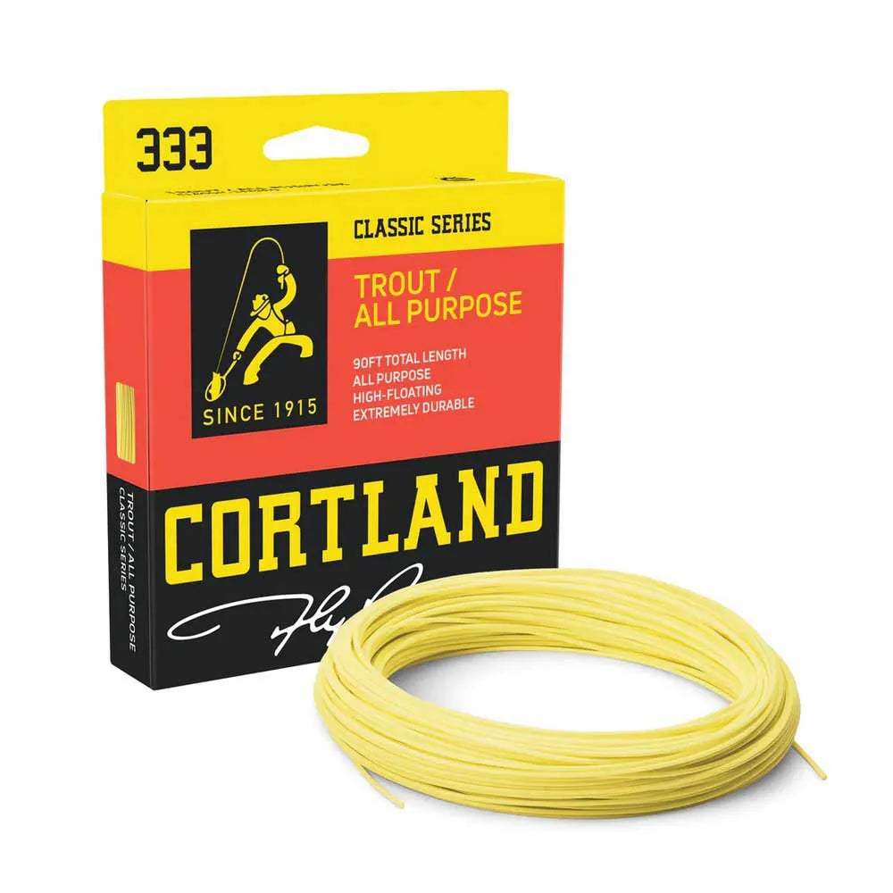 Cortland 333 Trout All Purpose WF 27 m fly fishing line