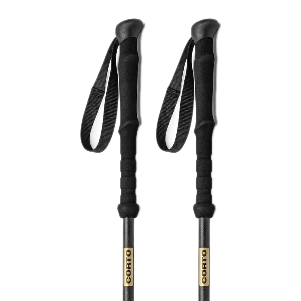 Corto Fuji carbon 3 parts powerlock long grip poles