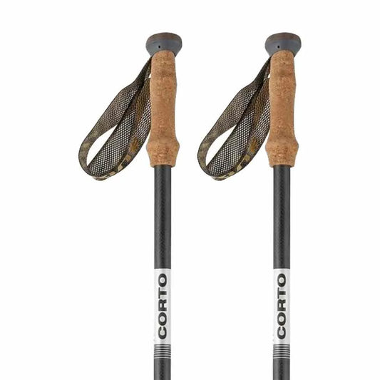 Corto Nepal carbon 3 parts powerlock cork grip poles