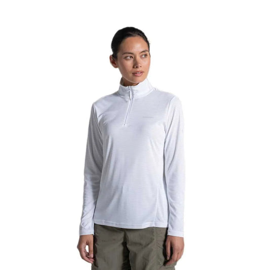 Craghoppers NosiLife Solar Shield+ Half Zip long sleeve T-shirt