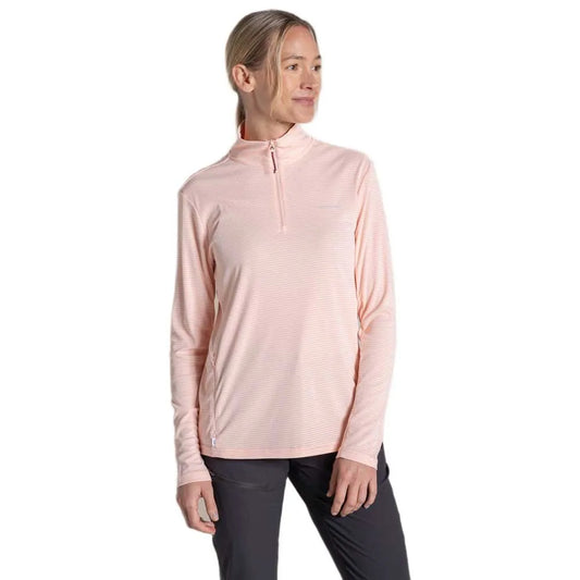 Craghoppers NosiLife Solar Shield+ Half Zip long sleeve T-shirt