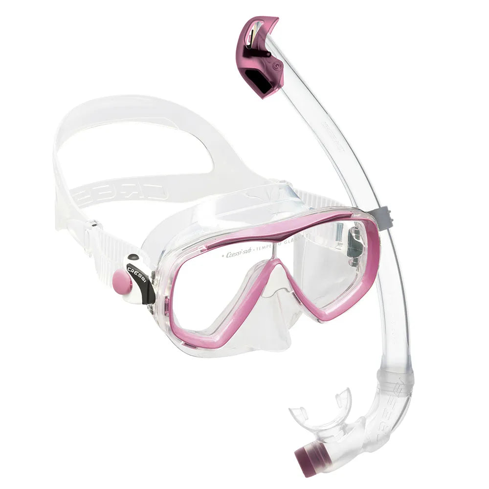 Cressi Estrella & Seal Dry snorkeling set
