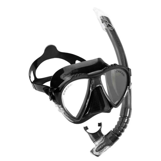 Cressi Matrix and Gamma Dark snorkeling set