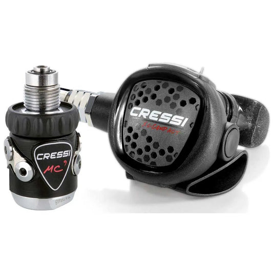 Cressi XS Compact MC9 Grey DIN diving regulator set