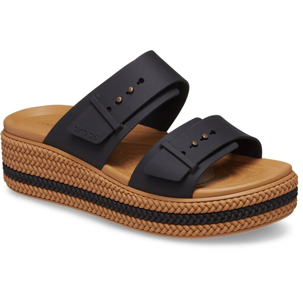 Crocs Brooklyn Woven Buckle sandals