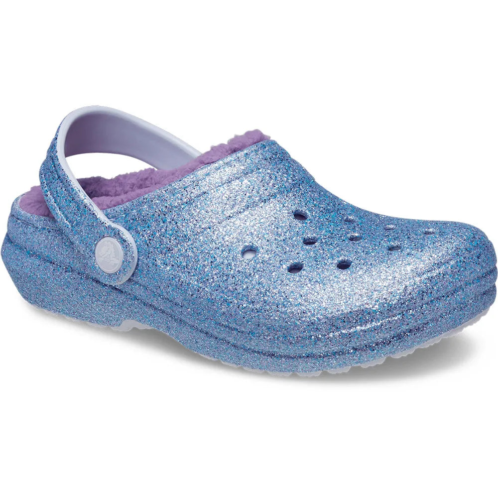 Crocs Classic Lined Glitter Toddler clogs