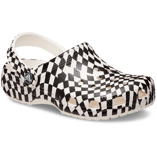Crocs Classic Warped Checker clogs
