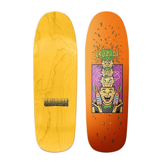 Cruzade Overdrinking 9.75´´x31.5´´ old school skateboard deck