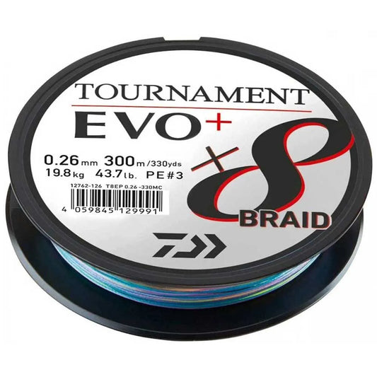 Daiwa Tournament Evo Plus braided line 300 m