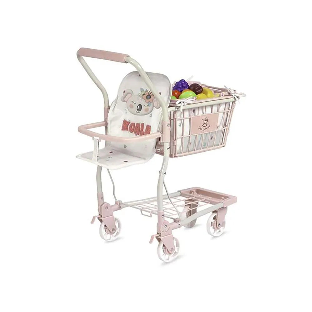 Decuevas Koala Carrier With Set Of 12 Fruits For s Up To shopping cart baby doll 30x50x62 cm 50 cm