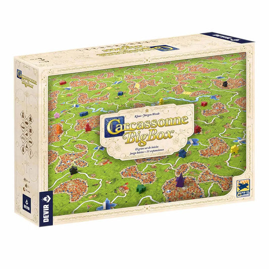 Devir Carcassonne Plus With 11 Expansions Board Game spanish