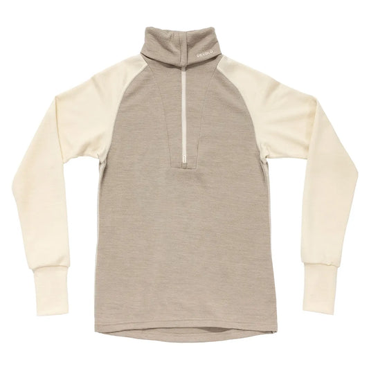DEVOLD OF NORWAY Expedition Merino Silk half zip long sleeve T-shirt