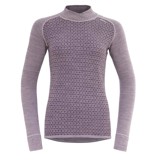 DEVOLD OF NORWAY Kvitegga Merino 230 Cross Neck long sleeve T-shirt